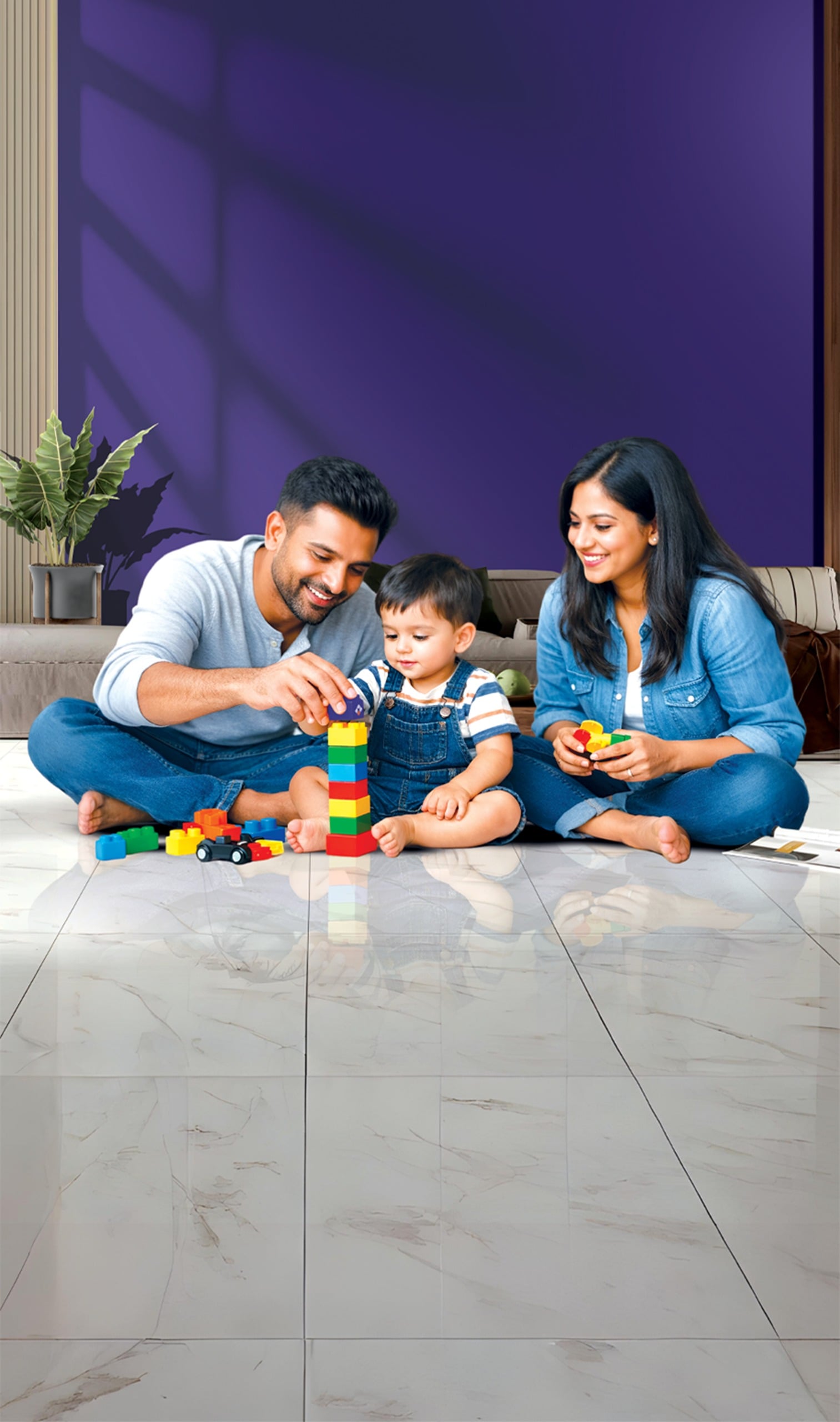 Beautiful modern living room interior