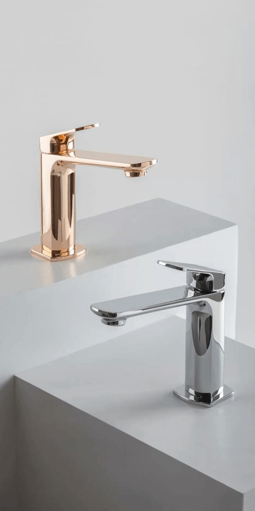 Colorful geometric patterned tiles in hotel corridor